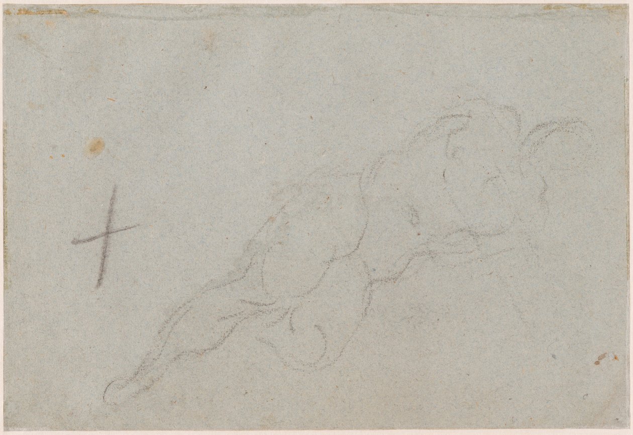 Egy női akt [verso] alkotó: Domenico Tintoretto