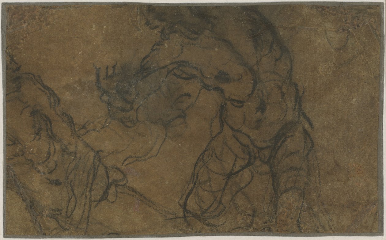 Két mozgásban lévő férfialak (fordítva) alkotó: Domenico Tintoretto