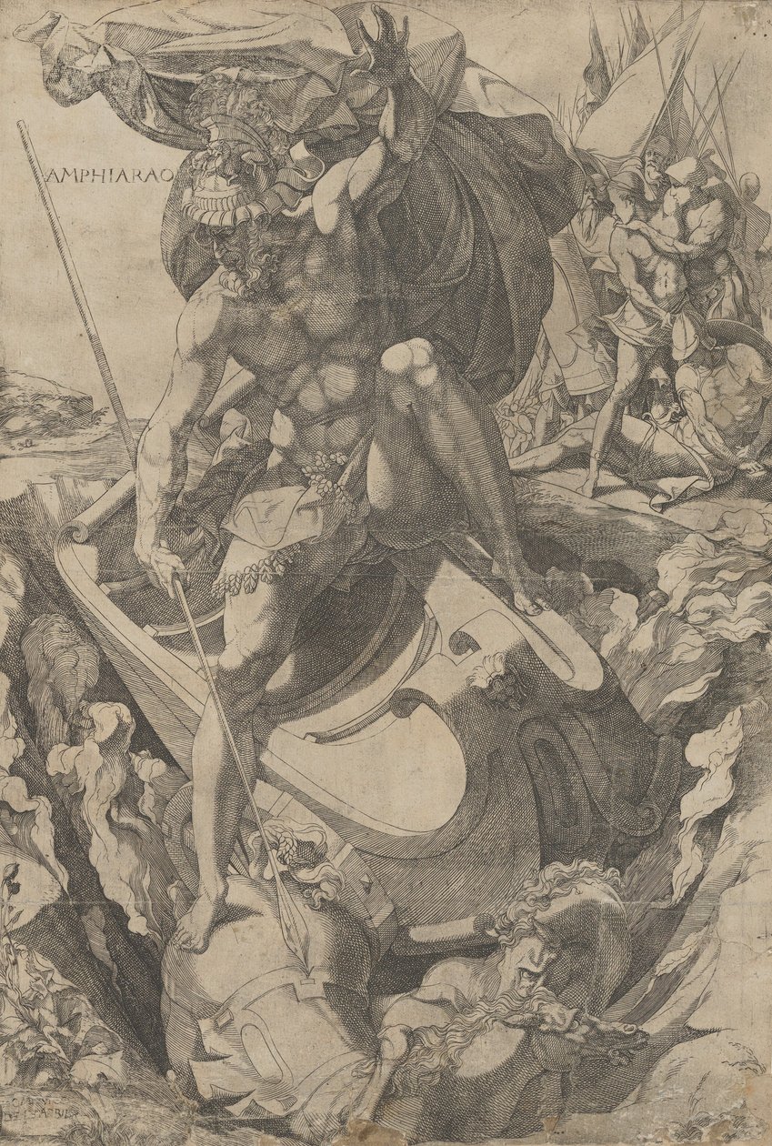Amphiaraus, 1540-50. alkotó: Domenico del Barbiere