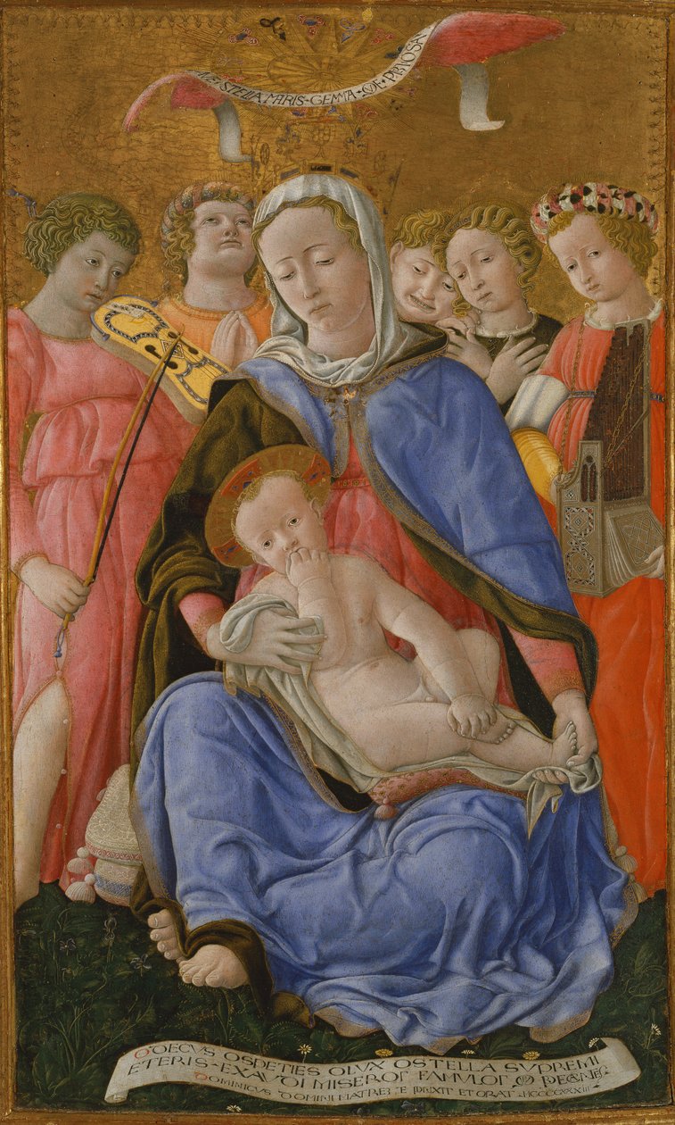 Az alázatosság Madonnája alkotó: Domenico di Bartolo