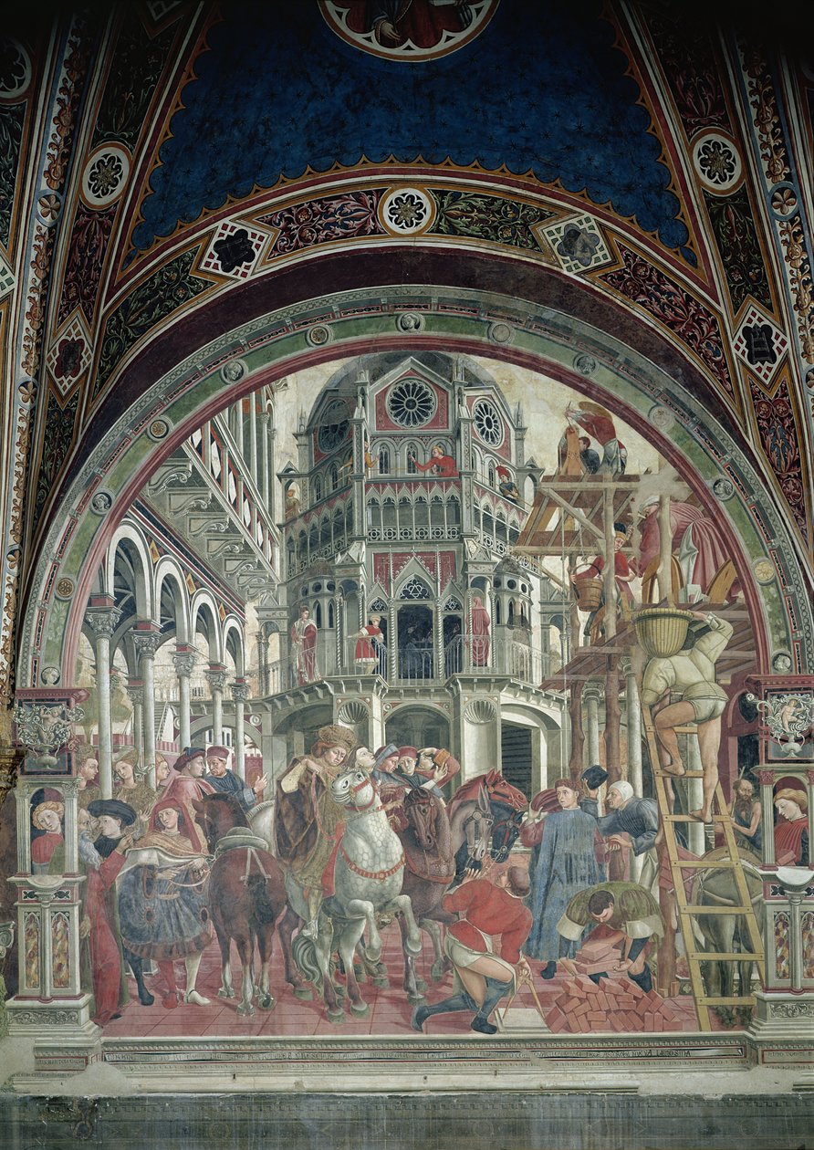 A Kórház bővítése, 1442-43 körül alkotó: Domenico di Bartolo