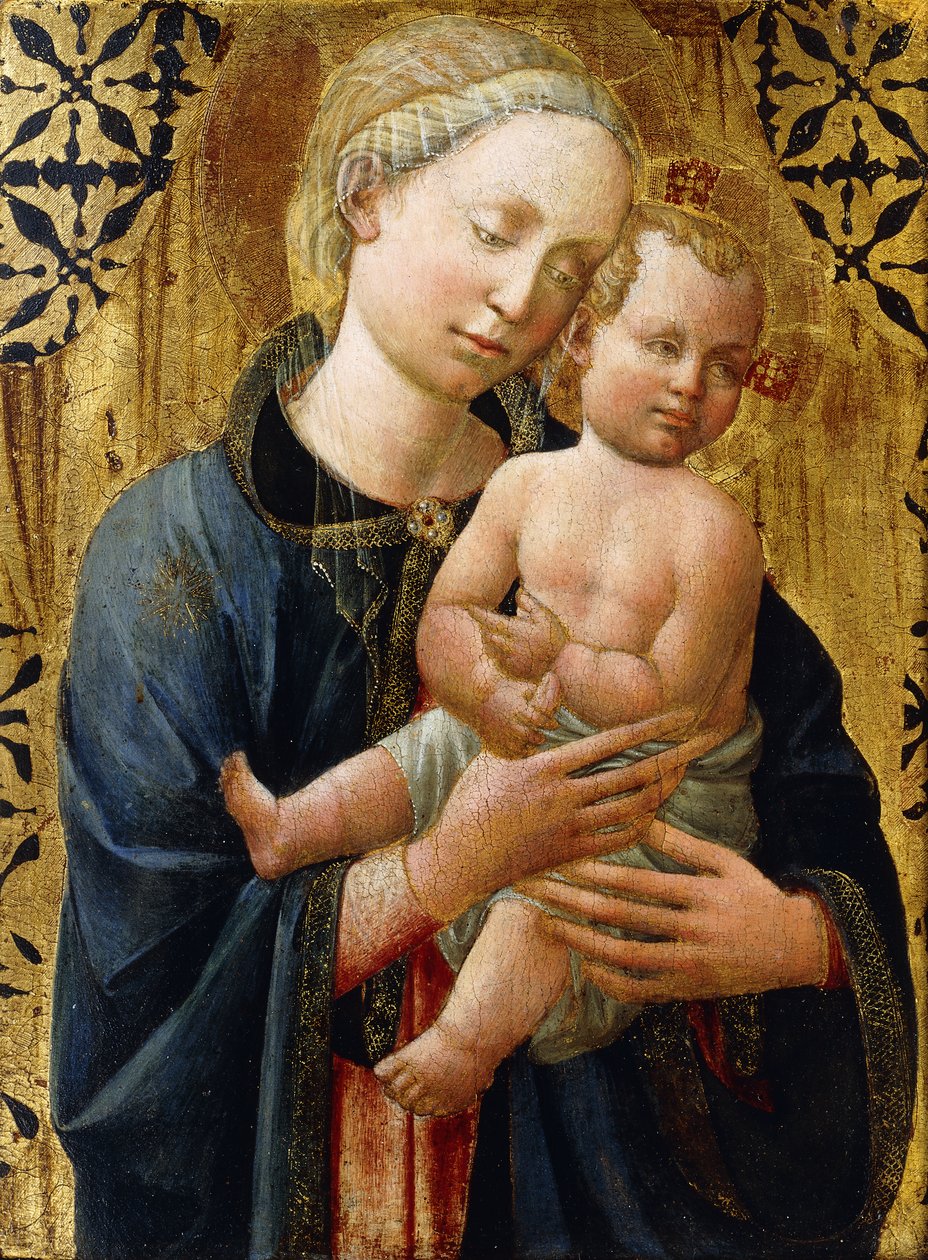 Madonna és gyermeke, alkotó: Domenico di Michelino