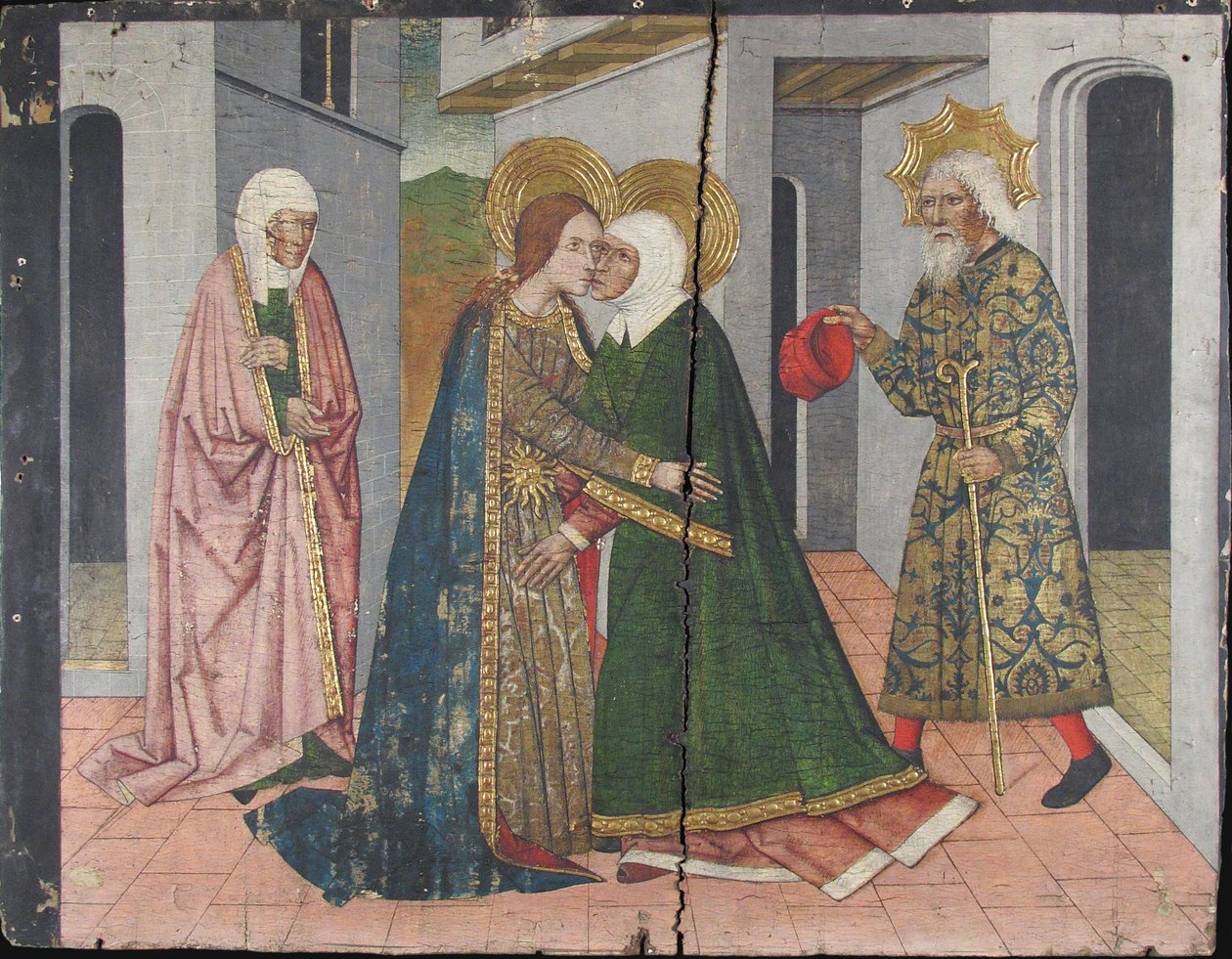 Látogatópanel Szent János Retable-tól, 15. század. alkotó: Domingo Ram