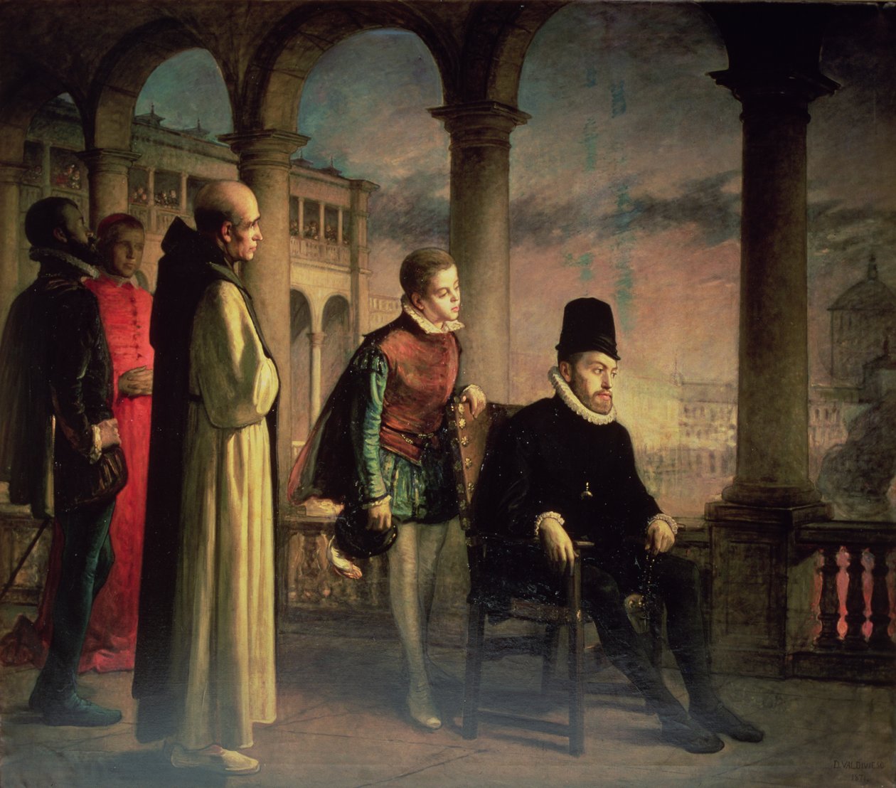 II. Fülöp (1527-98) Kinyilvánítja hitét alkotó: Domingo Valdivieso