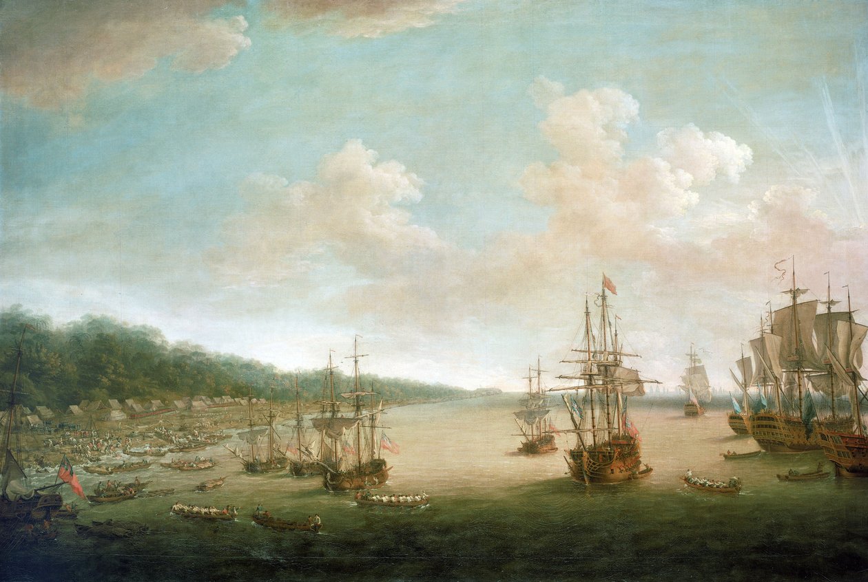 Hétéves háború (1756-1763): Havanna (Kuba) elfoglalása alkotó: Dominic Serres