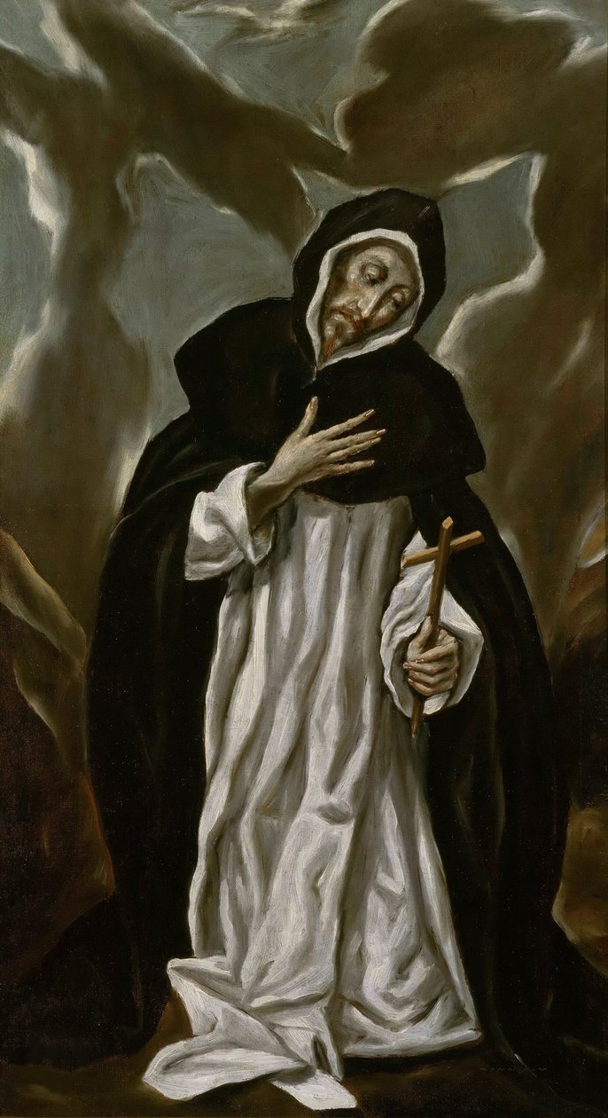 Szent Domonkos, c. 1610. alkotó: Dominico El Greco
