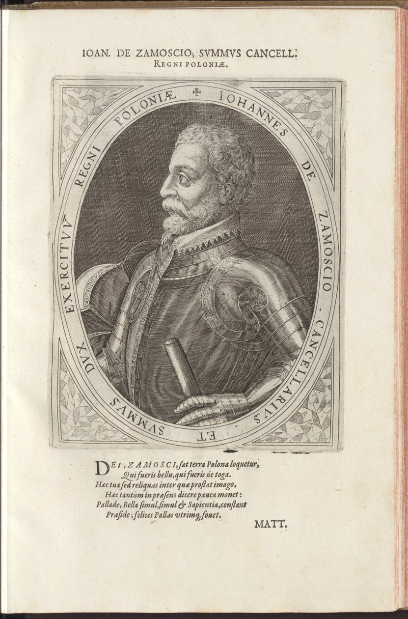 Jan Zamoyski hetman 1542-1605 alkotó: Dominicus or Custodis Custos