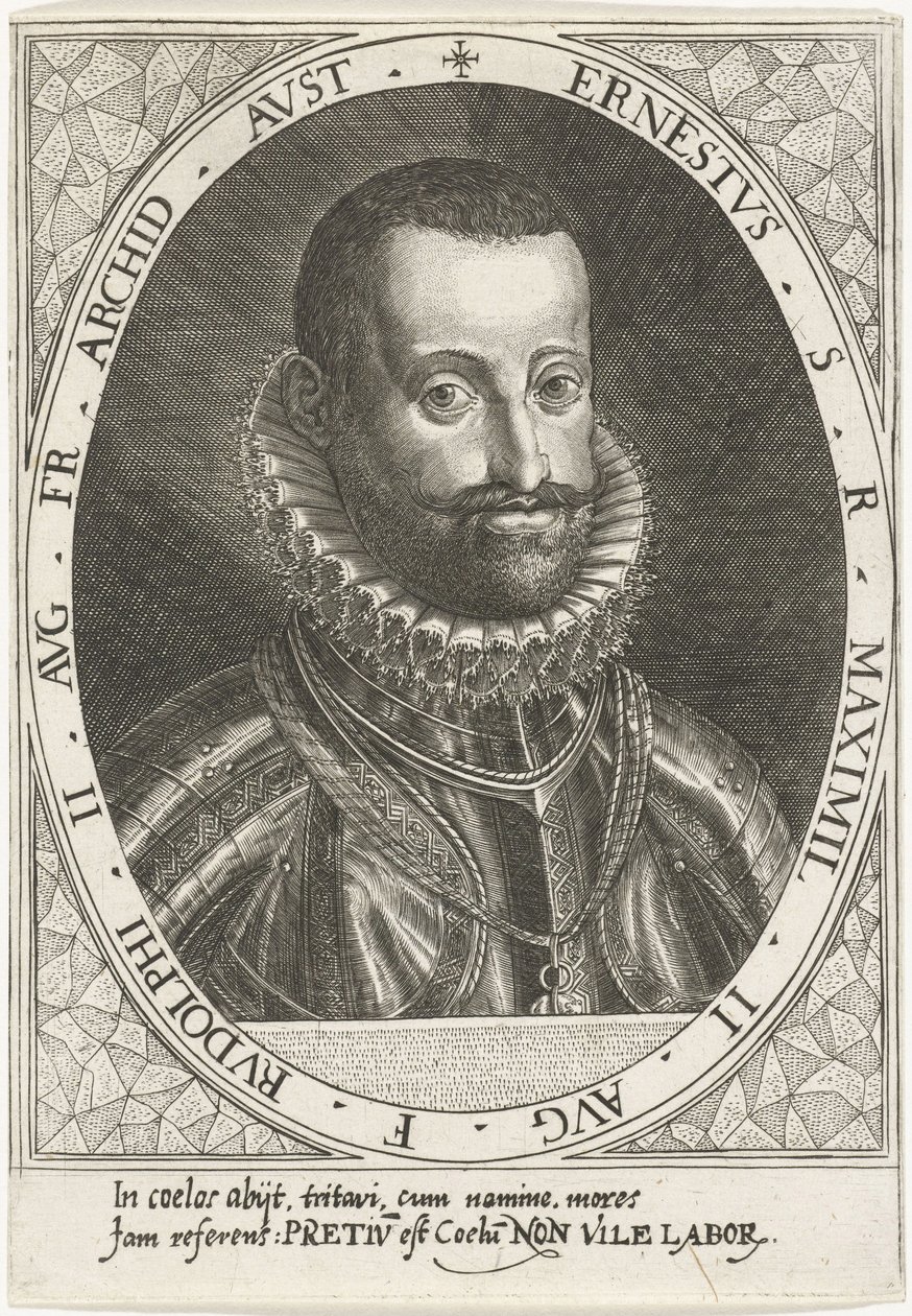 Ernest osztrák főherceg portréja 1553-1595, kb. 1595-1597 alkotó: Dominicus or Custodis Custos