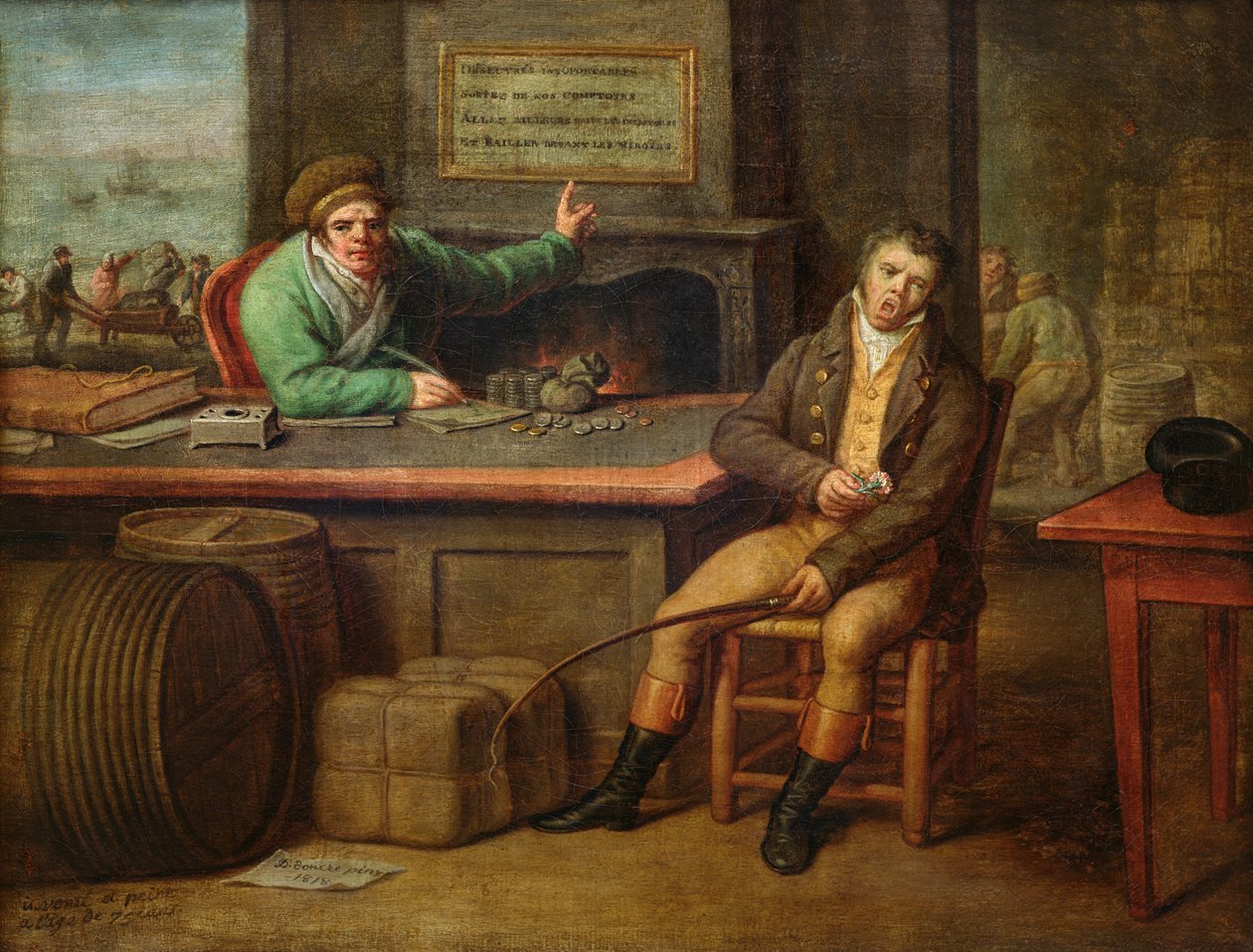 Tétlenség, 1818 alkotó: Dominique Doncre