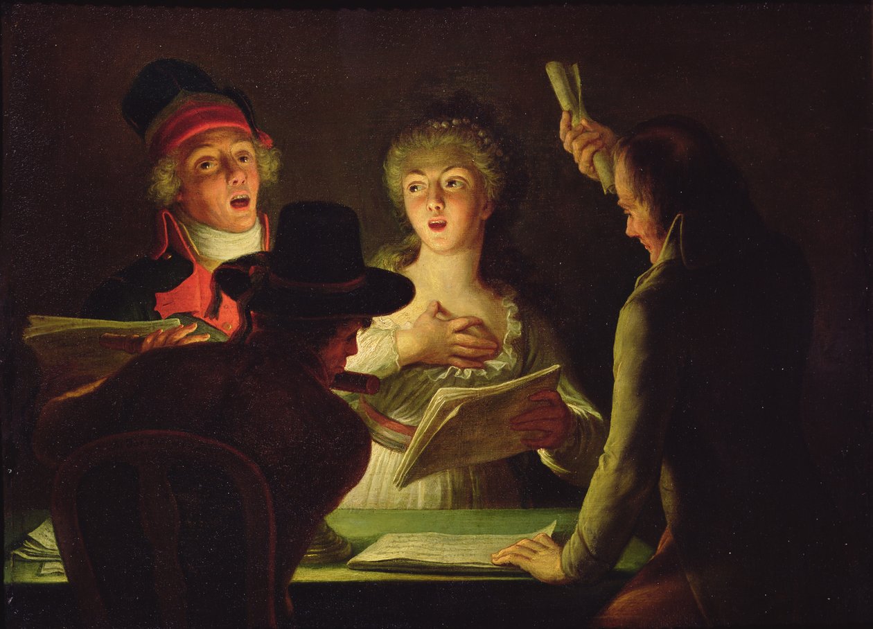 A Marseillaise vagy a Hazafias énekesek, 1794 alkotó: Dominique Doncre