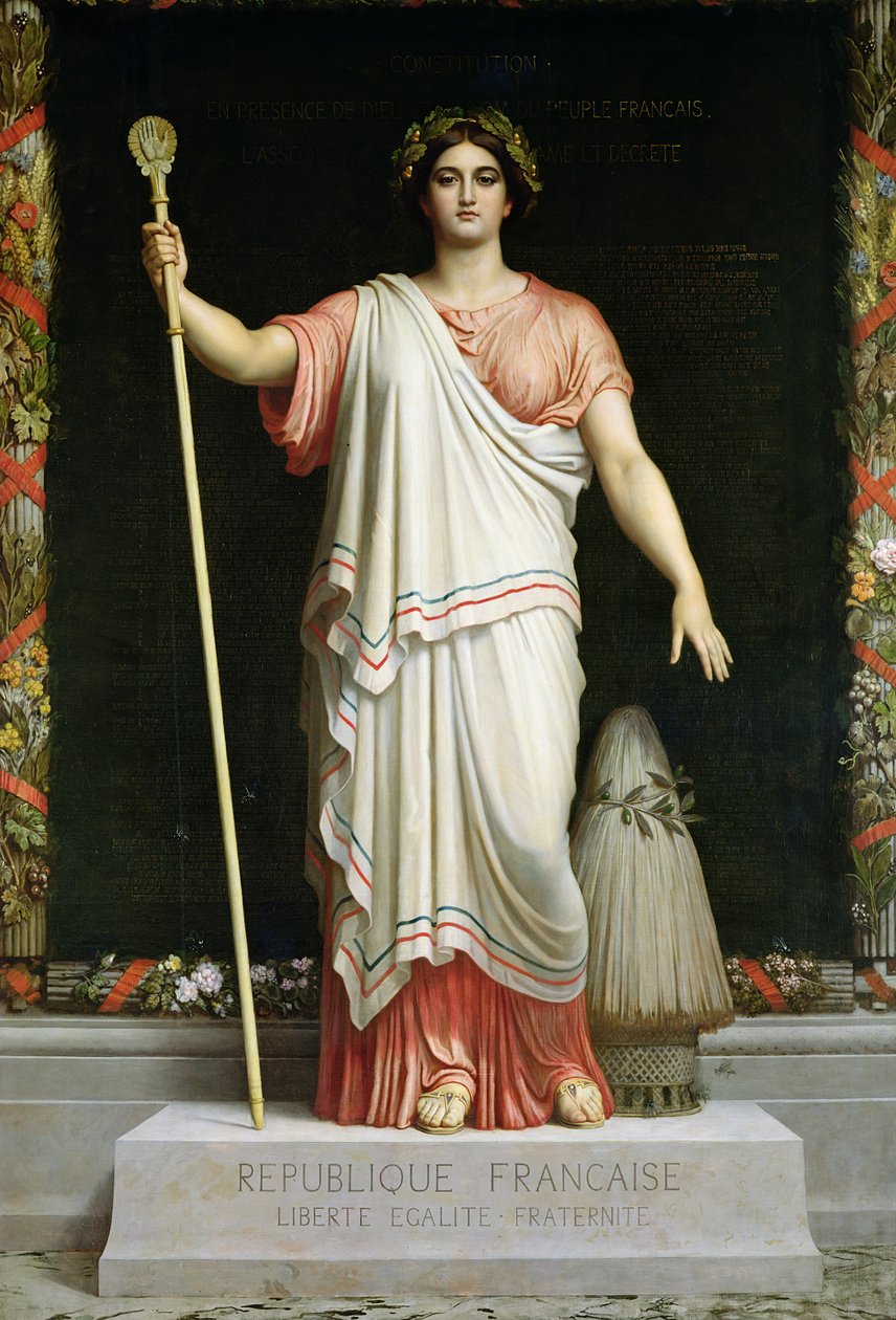 A Köztársaság allegóriája, 1848 alkotó: Dominique Louis Papety