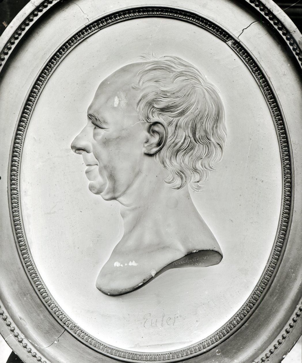 Leonhard Euler (1707-83) éremportréja, 1781 alkotó: Dominique Rachette