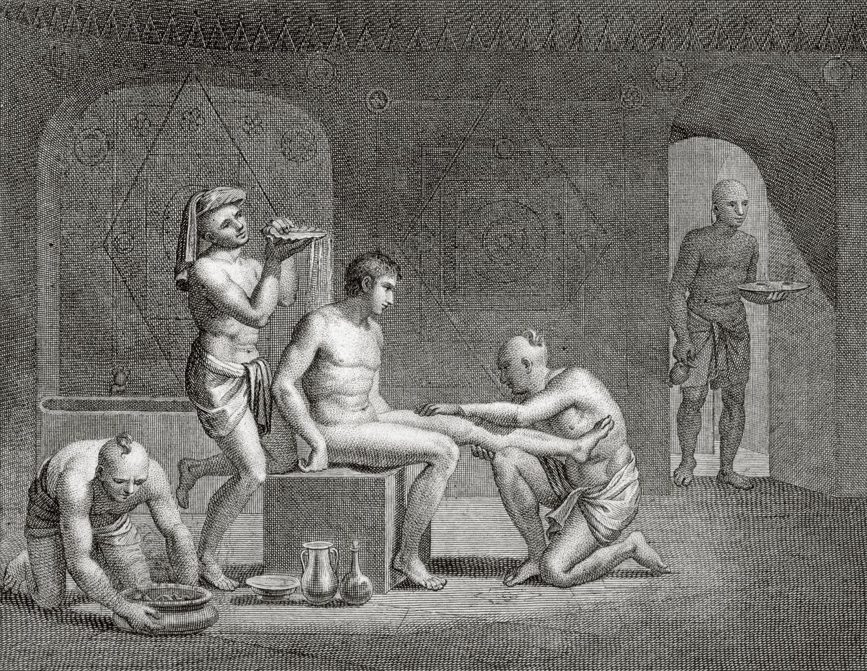 Egy egyiptomi fürdő belsejében, 1820 körül alkotó: Dominique Vivant Denon