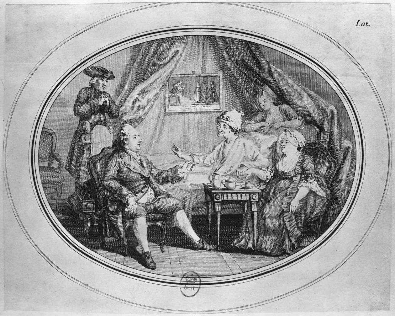 Az ebéd Ferneyben, 1775. július 4 alkotó: Dominique Vivant Denon