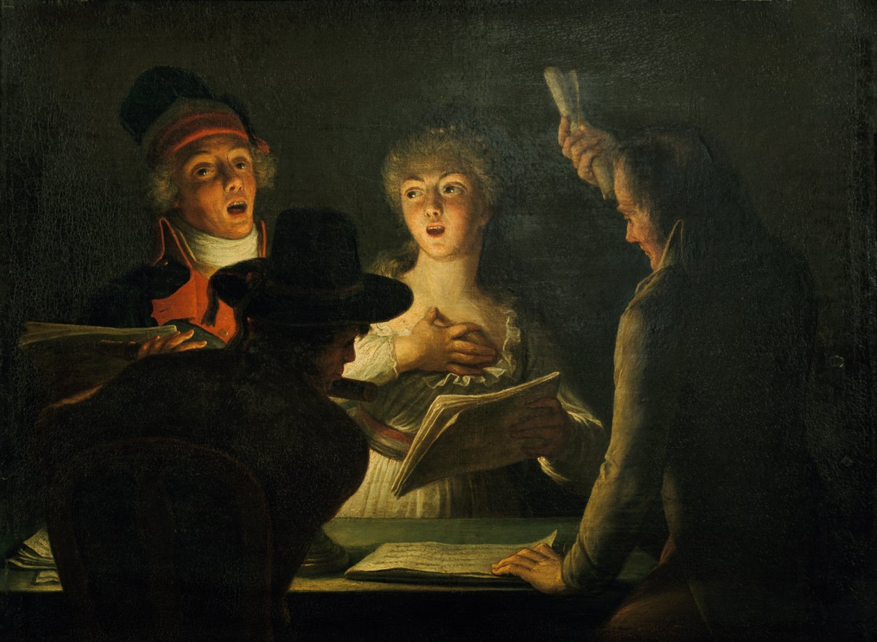 A hazafias énekesek, 1794 alkotó: Dominique Doncre