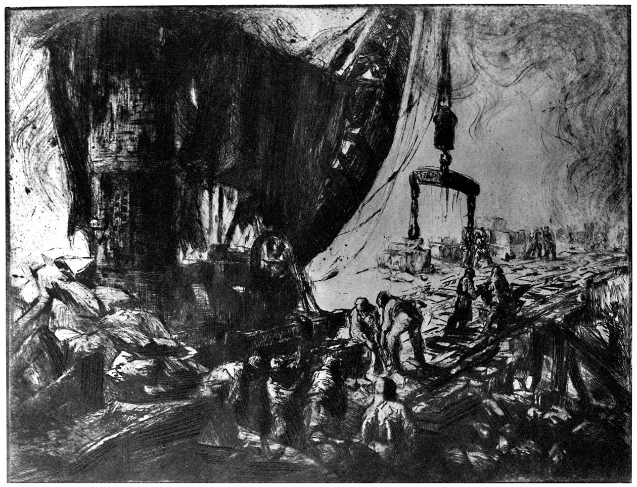 „La Chantier”, A gyár, 1924 alkotó: Dominique Jouvet Magron