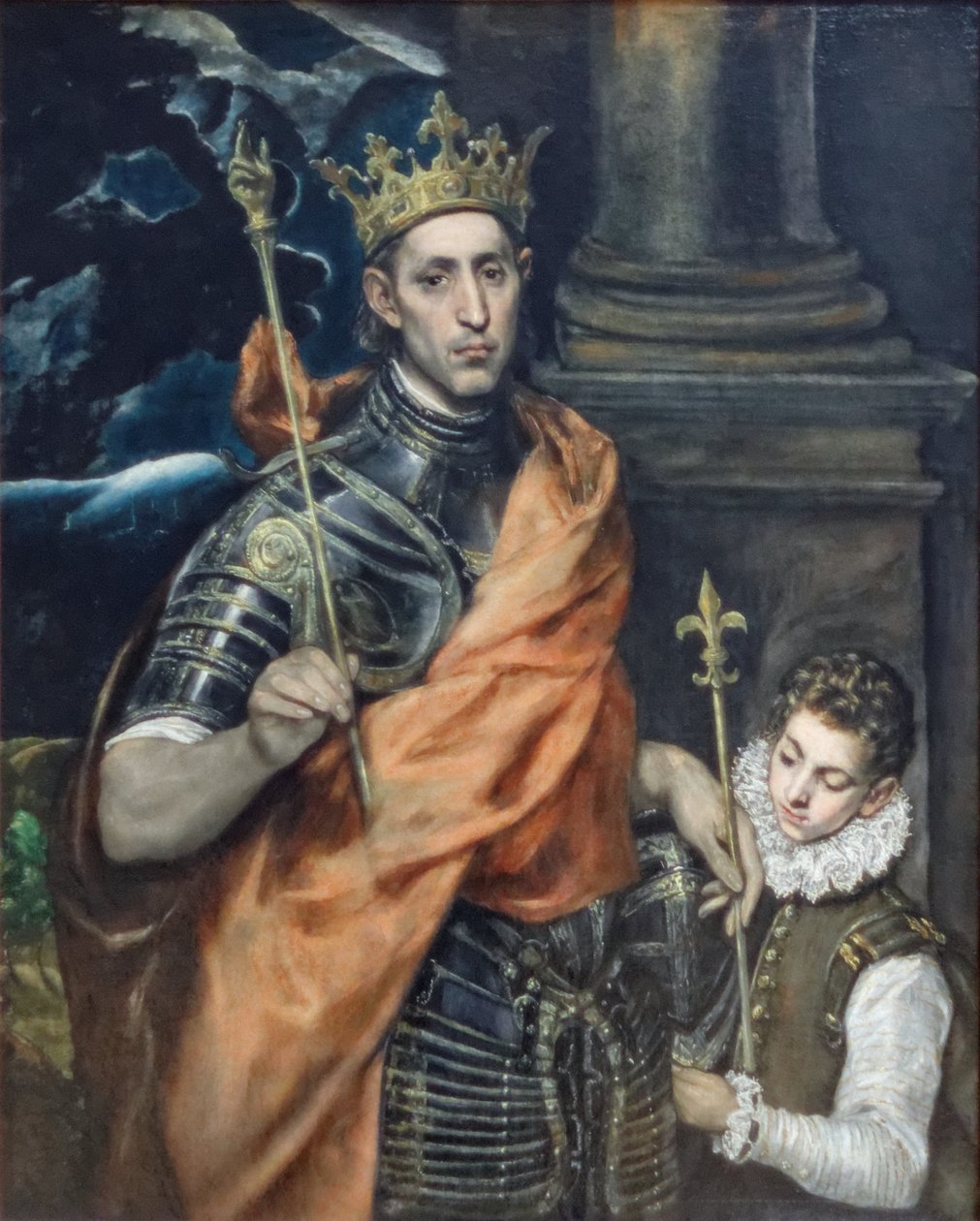 Szent Lajos francia király alkotó: El Greco