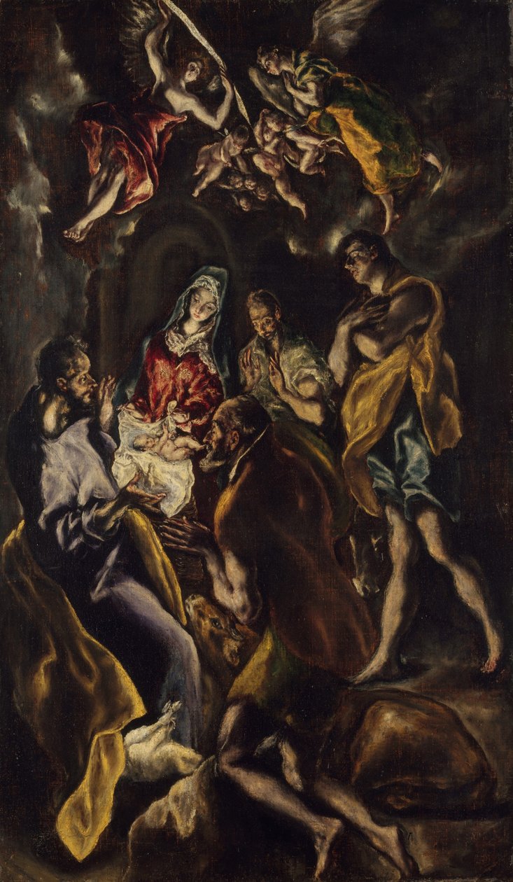 A pásztorok imádása alkotó: El Greco
