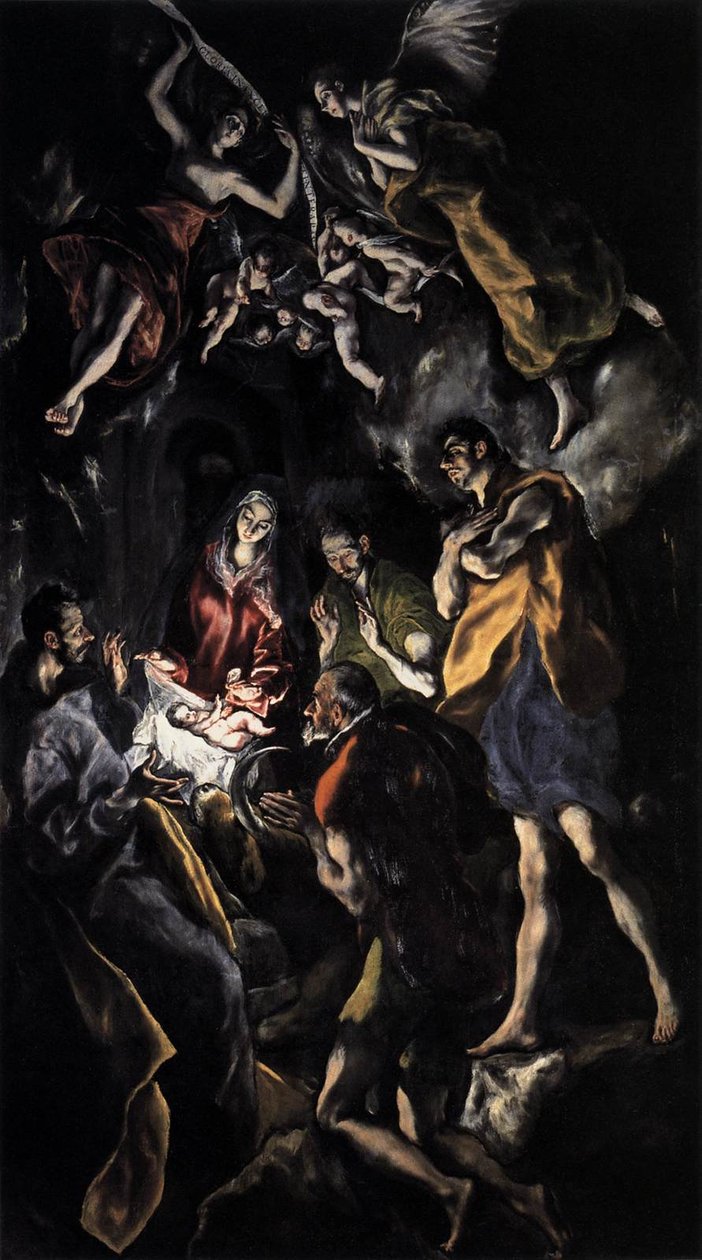 A pásztorok imádása alkotó: El Greco