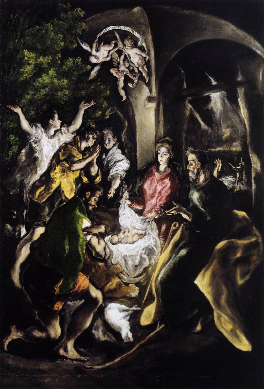 A pásztorok imádása alkotó: El Greco