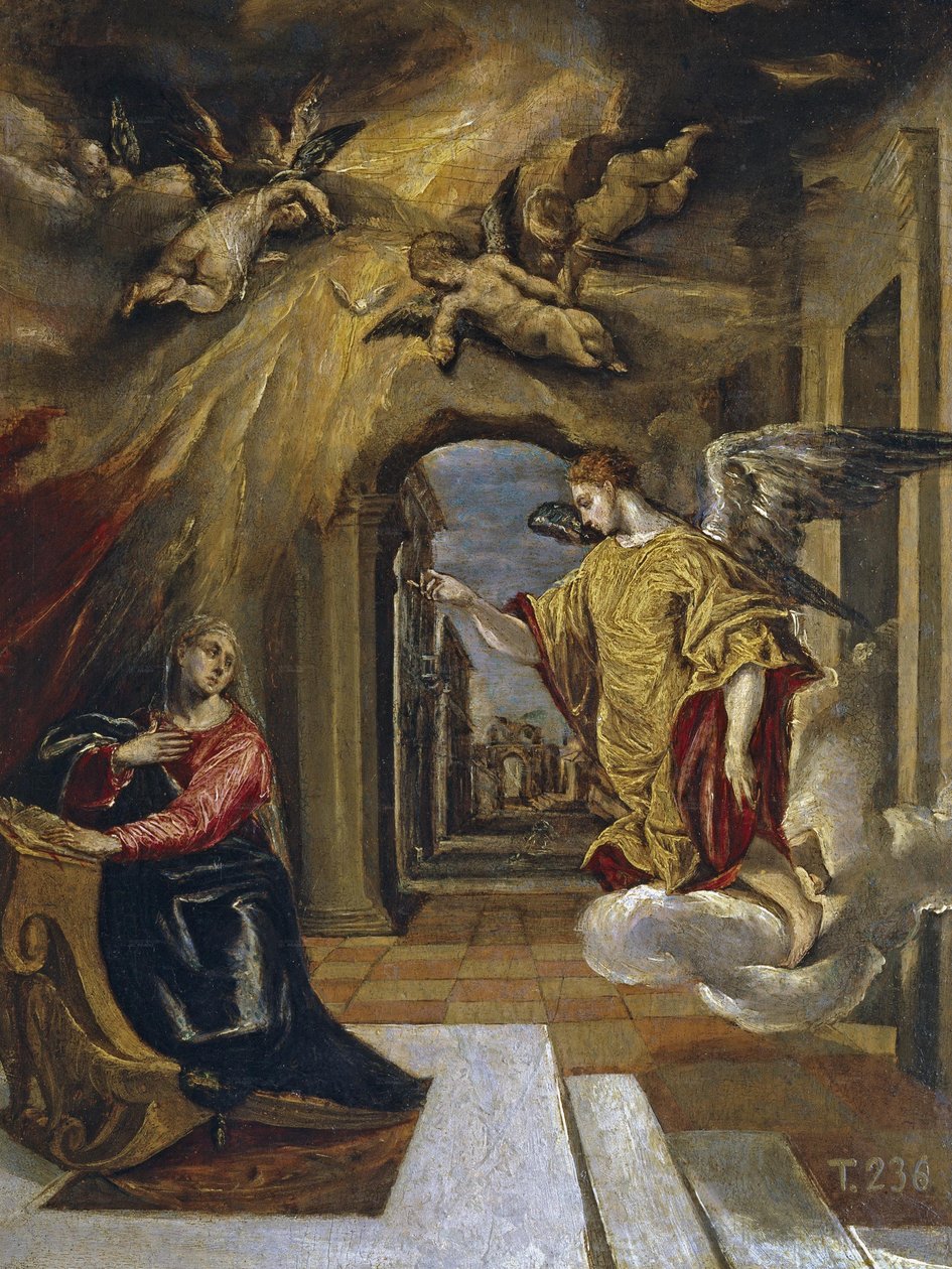 Az Angyali üdvözlet alkotó: El Greco