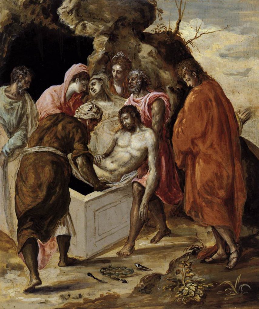 Krisztus temetése alkotó: El Greco