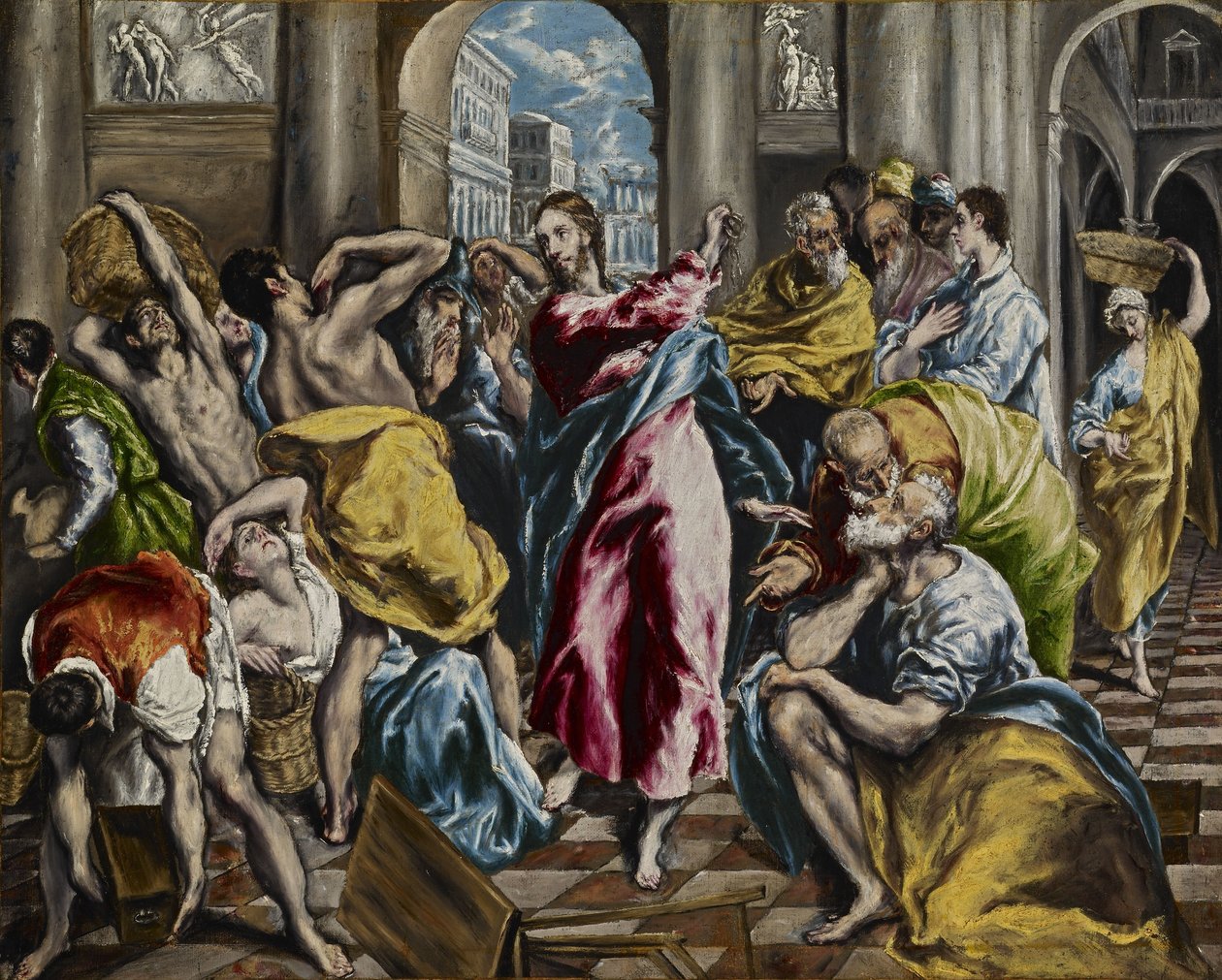 A templom tisztítása alkotó: El Greco