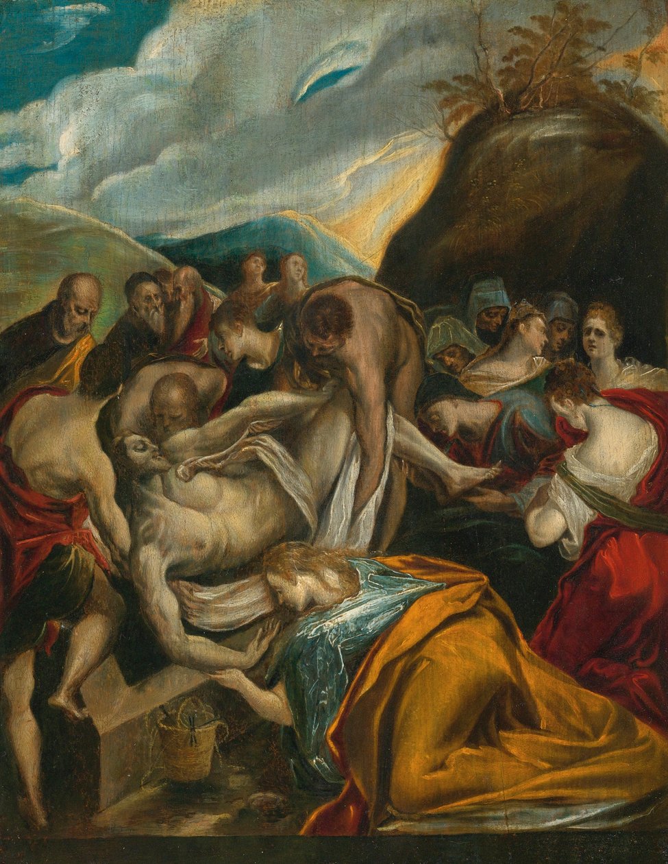 Krisztus temetése alkotó: El Greco