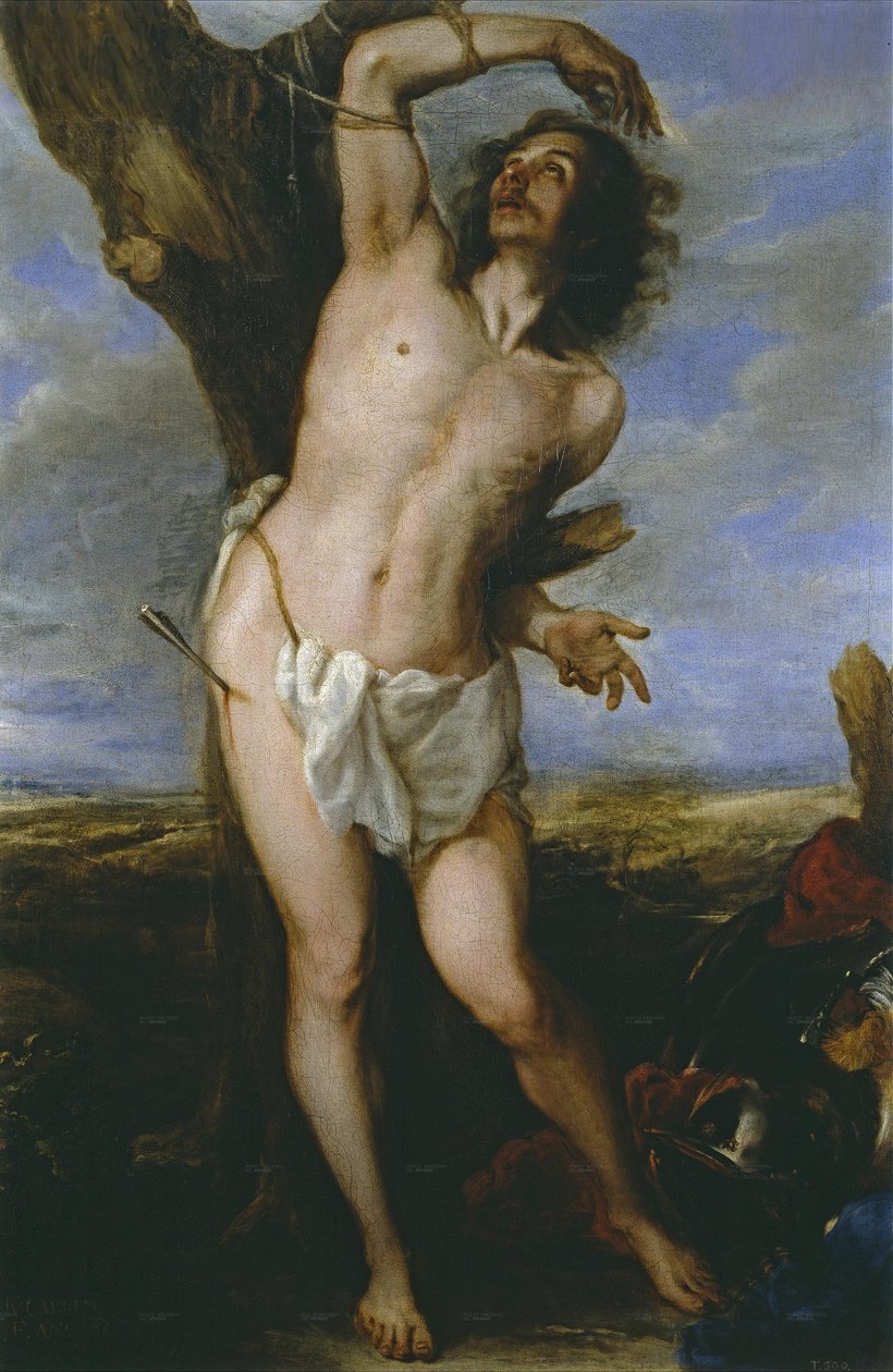 Szent Sebestyén, 1656 alkotó: Don Juan Carreno de Miranda