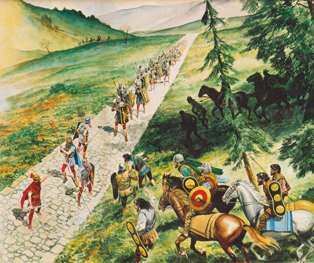 Római út alkotó: Don Lawrence