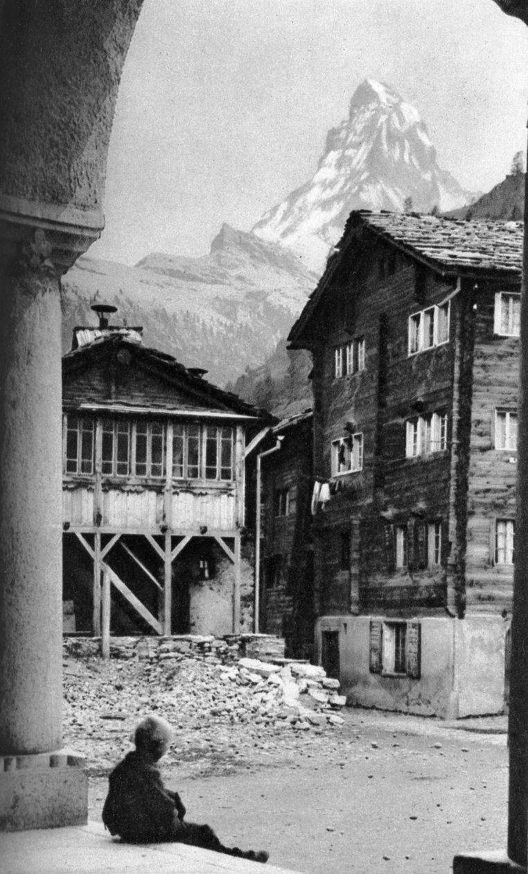 Matterhorn, Zermatt, Svájc, 1924 alkotó: Donald McLeish