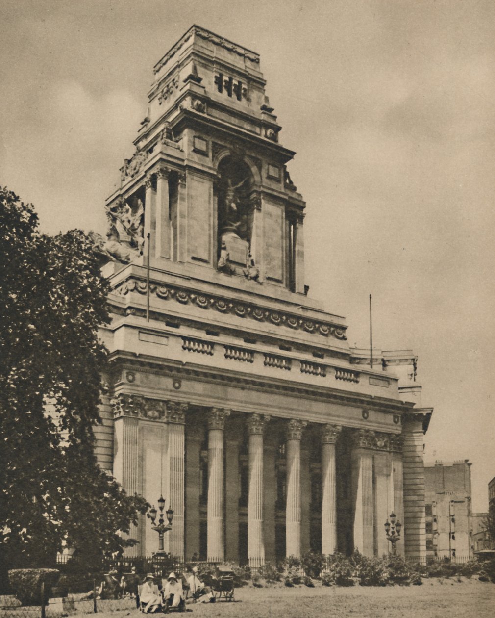 A londoni kikötői hatóság épülete a Tower Hillben, 1935. alkotó: Donald McLeish