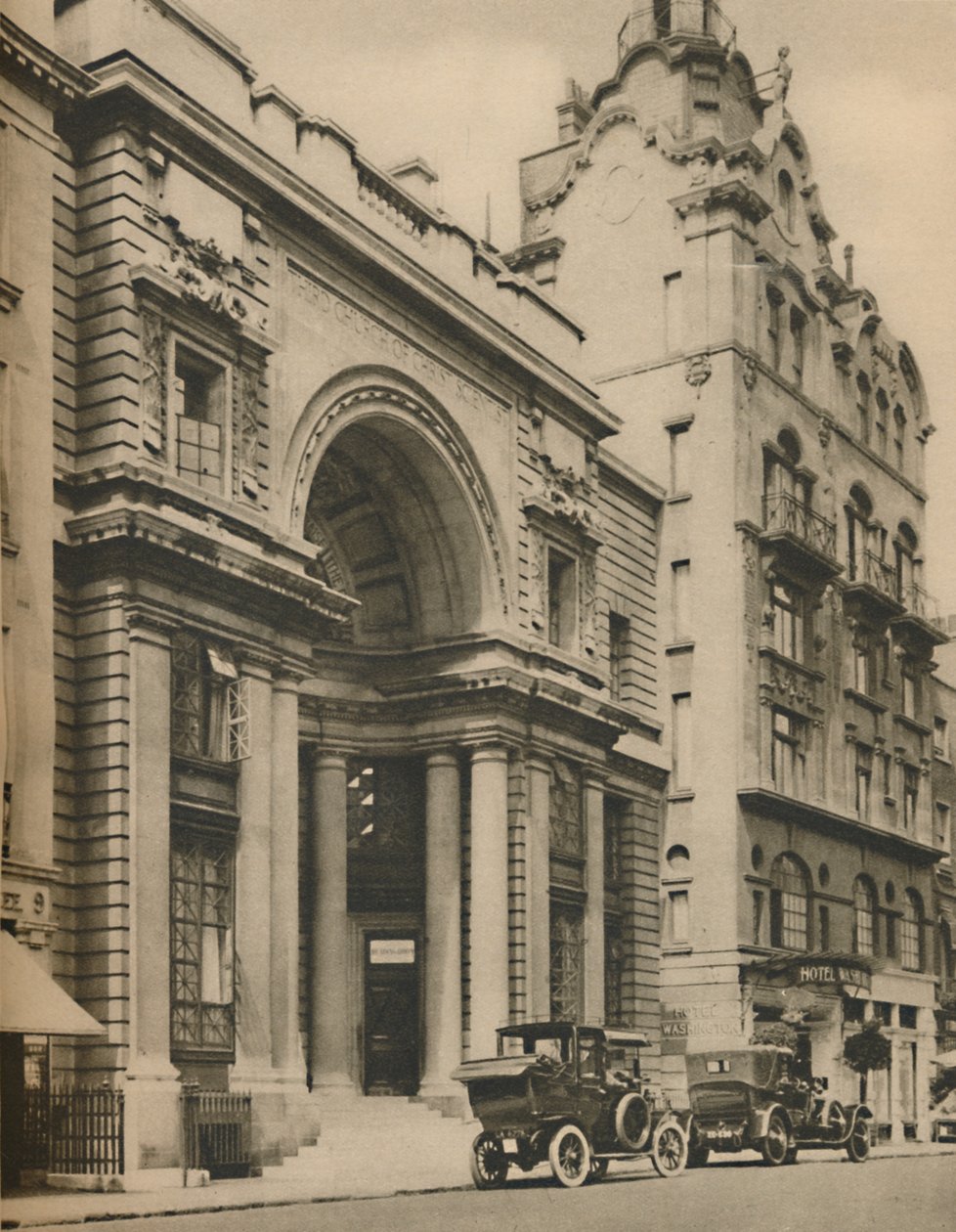 Krisztus tudós harmadik temploma a Curzon Street-ben, 1935. alkotó: Donald McLeish