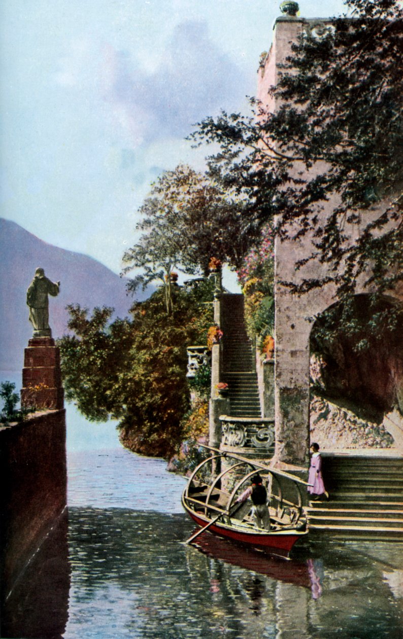 Villa del Balbianello, Lenno, Comói-tó, Olaszország, 1930-as évek alkotó: Donald McLeish