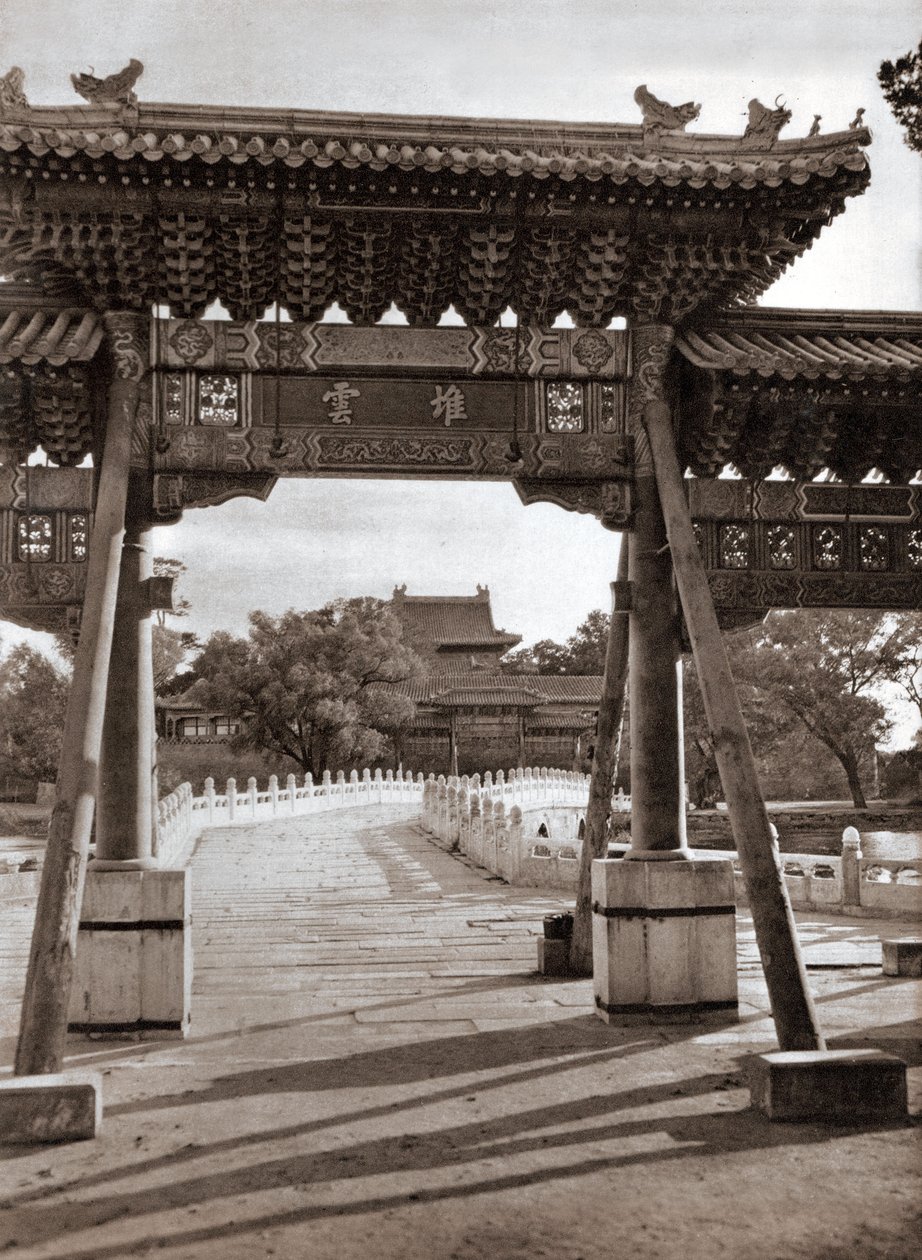 Beihai Park Pekingben alkotó: Donald Mennie