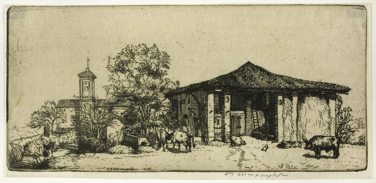 Egy toszkán farm alkotó: Donald Shaw MacLaughlan
