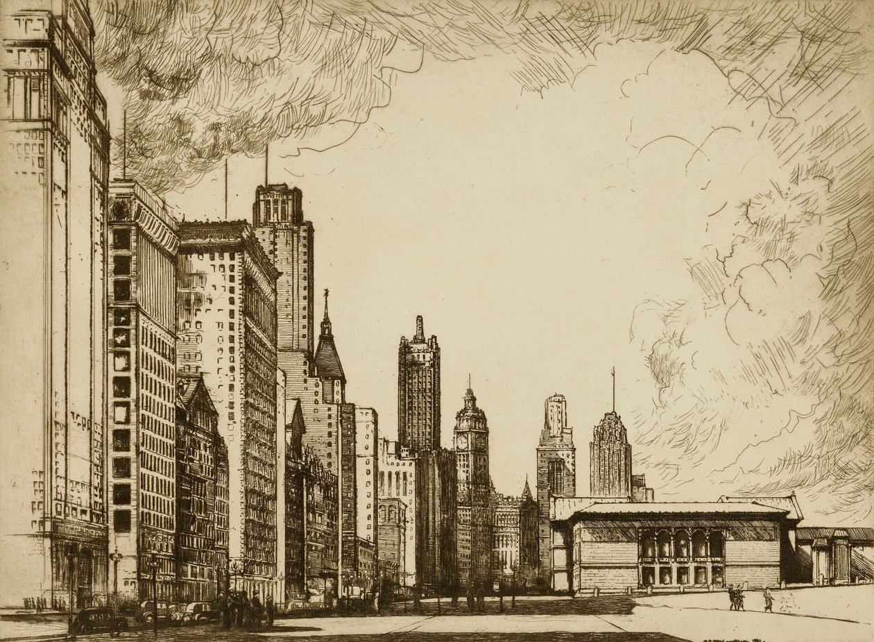 Chicago, Michigan Avenue 2. szám alkotó: Donald Shaw MacLaughlan