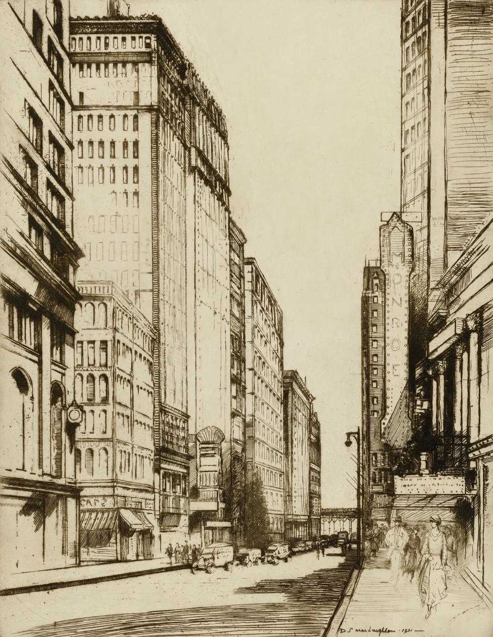 Chicago, Monroe Street alkotó: Donald Shaw MacLaughlan