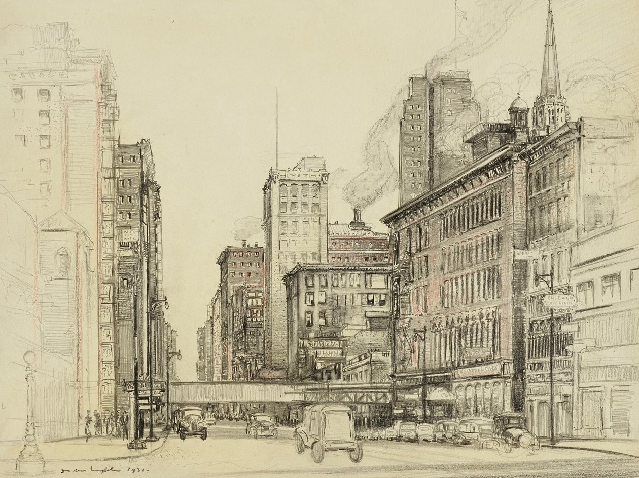 Chicago, North Dearborn Street alkotó: Donald Shaw MacLaughlan