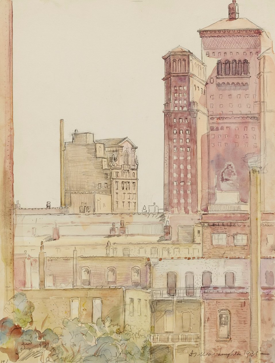 Chicago, Tetők közelében Allerton House alkotó: Donald Shaw MacLaughlan