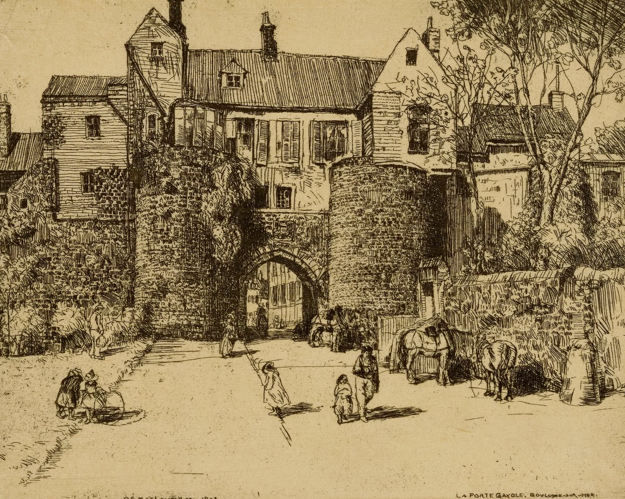La Porte Gayole, Boulogne sur Mer alkotó: Donald Shaw MacLaughlan