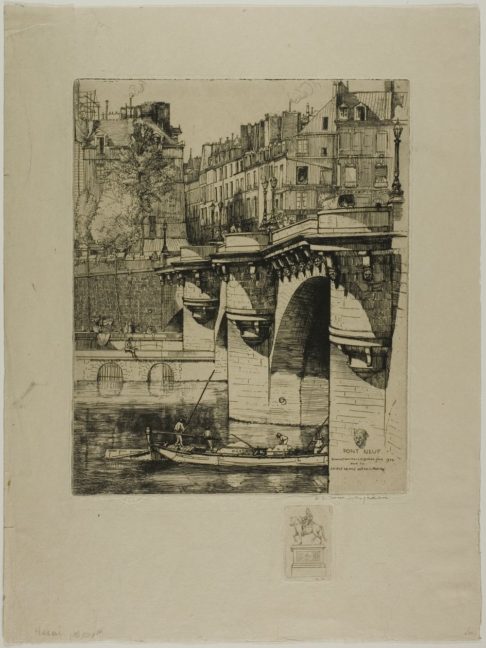 A Pont Neuf, Párizs alkotó: Donald Shaw MacLaughlan