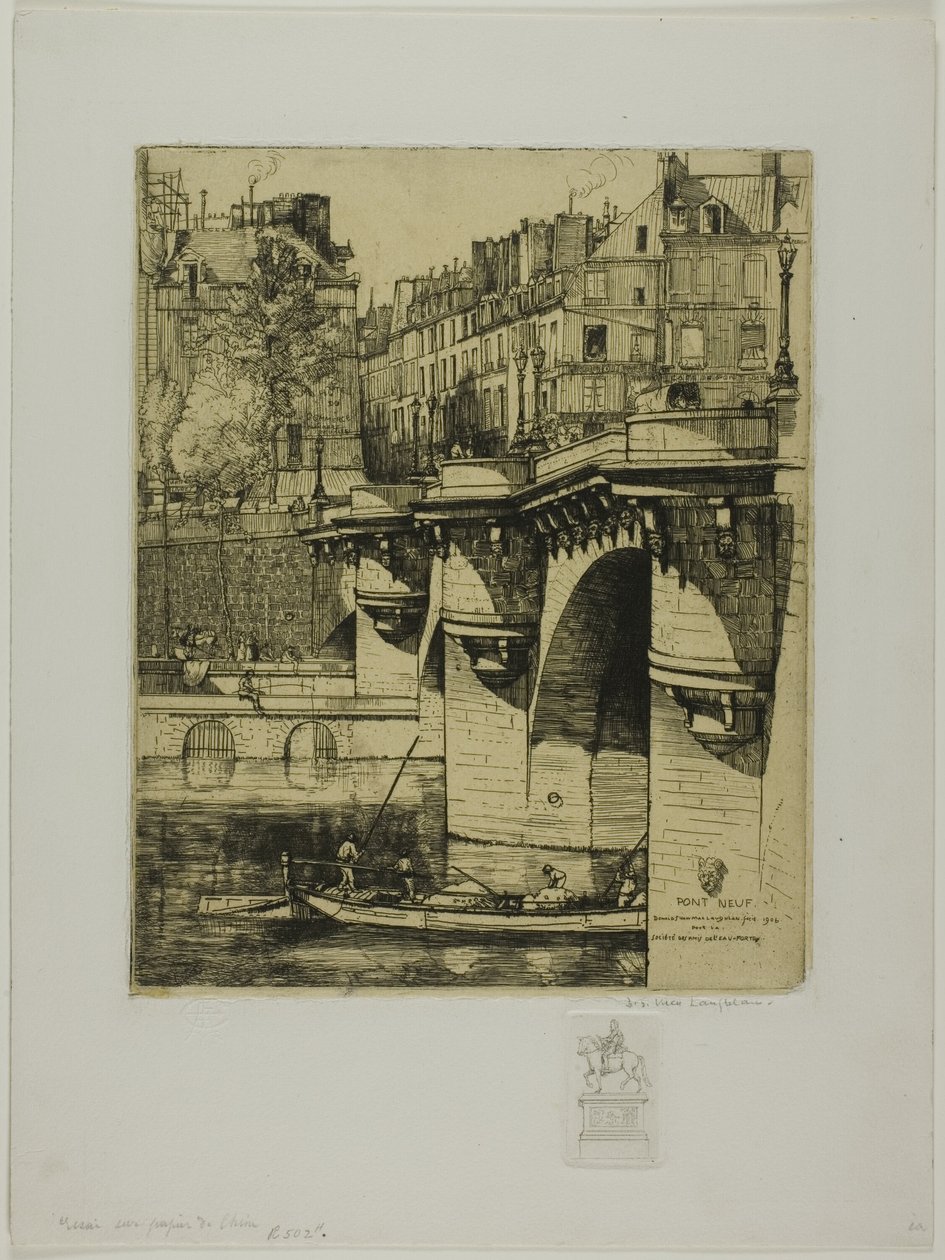A Pont Neuf, Párizs alkotó: Donald Shaw MacLaughlan