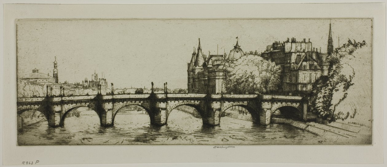 A Pont Neuf, Párizs alkotó: Donald Shaw MacLaughlan