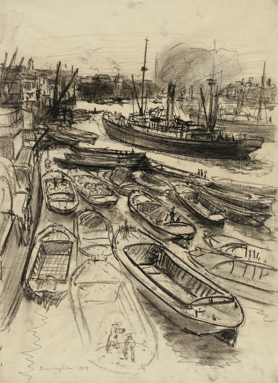 London a Temzén alkotó: Donald Shaw MacLaughlan