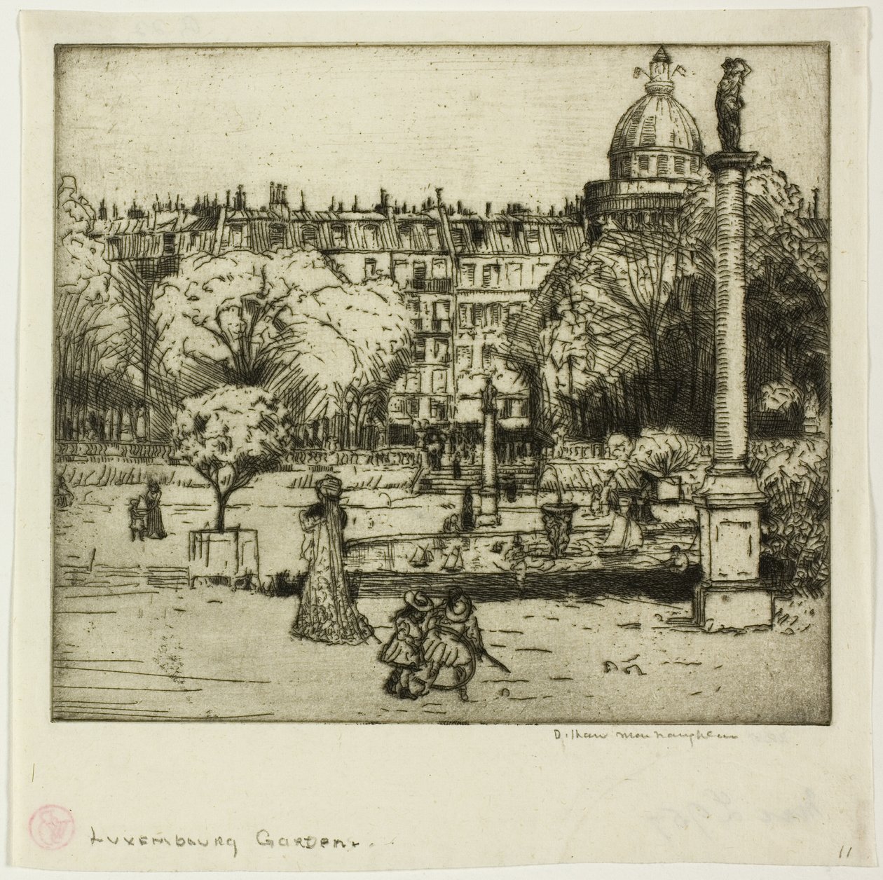 Luxembourg Gardens, Párizs alkotó: Donald Shaw MacLaughlan