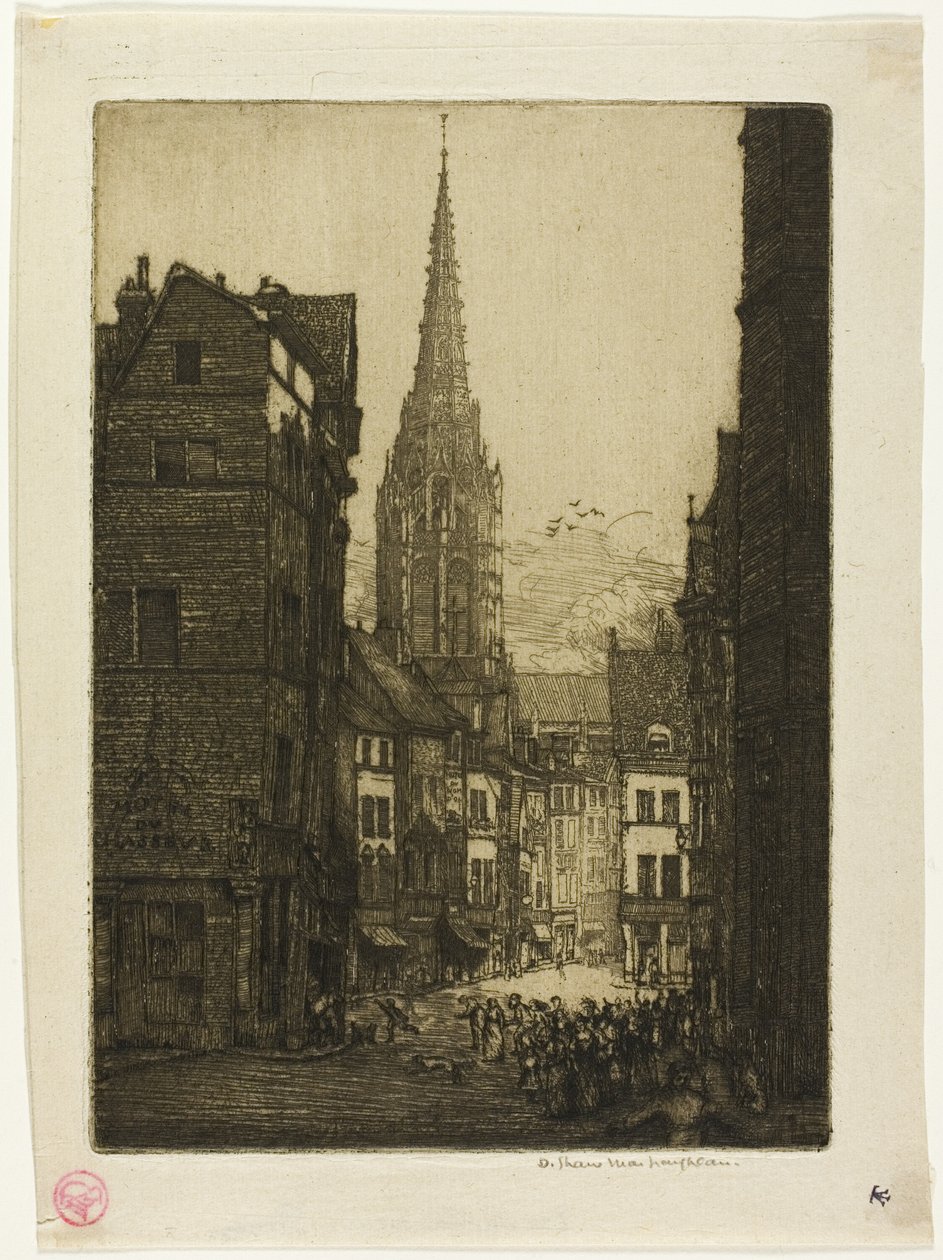 Rue du Chasseur, Rouen alkotó: Donald Shaw MacLaughlan