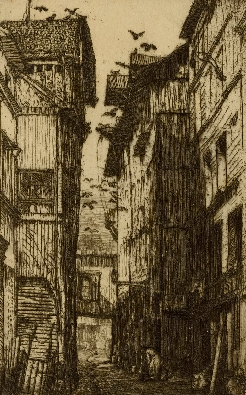 Ruelle des Pigeons, Rouen alkotó: Donald Shaw MacLaughlan