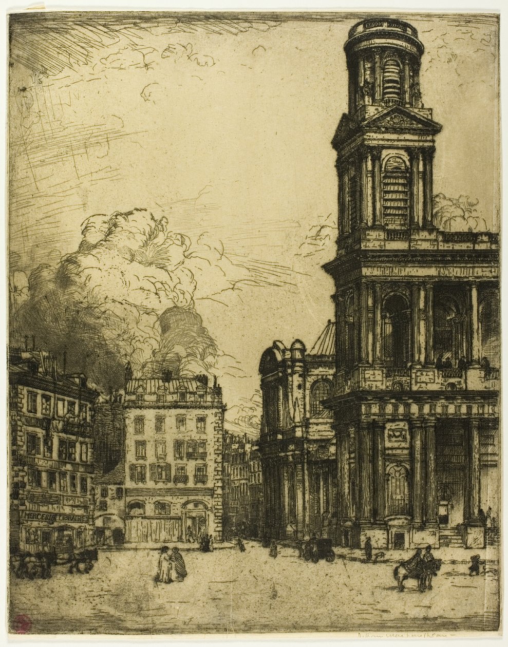 Saint Sulpice, Párizs: A nagy torony alkotó: Donald Shaw MacLaughlan