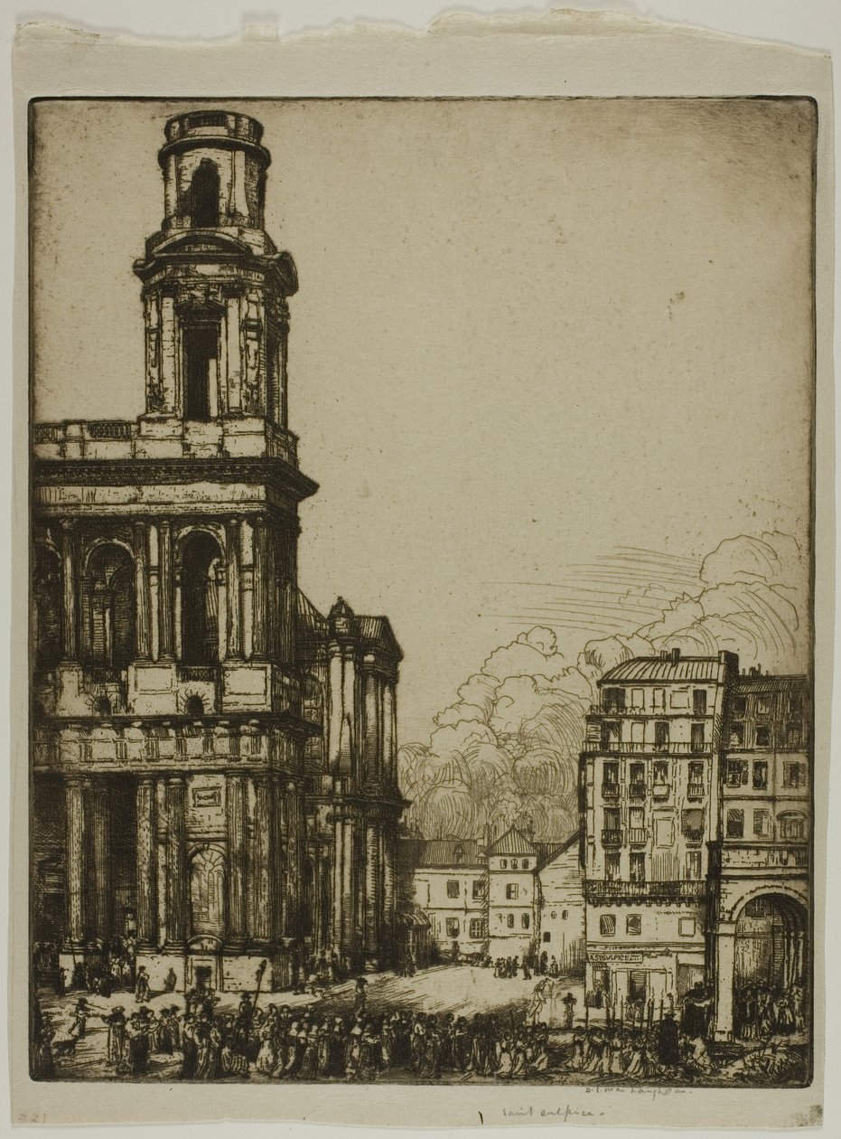 Saint Sulpice, Párizs: A kis torony alkotó: Donald Shaw MacLaughlan